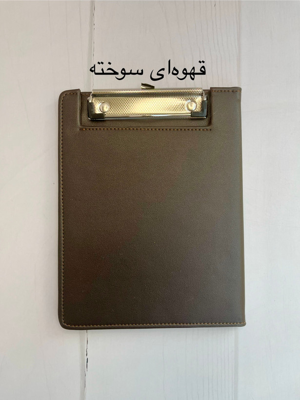 پوشهی چرم و تخته شاسی A5